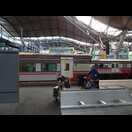 Ankunft im Melbourne Southern Cross Bahnhof gegen 9:30 Uhr